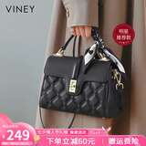 viney【陈紫函同款】牛皮手提包包女包斜挎妈妈包七夕情人节礼物送女友
