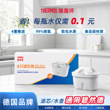 膳魔师净水壶 滤水壶 过滤水壶 家用过滤器 家用滤水壶 净水器 滤芯 适用碧然德 6只装适用碧然德（送进口饮水杯）