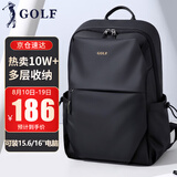 高尔夫（GOLF）双肩包男士旅行背包16英寸电脑学生书包出差通勤 七夕情人节礼物