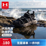 安德玛（Under Armour）儿童凉鞋春夏季男女中大童软底防滑运动户外溯溪干湿两穿包头凉鞋