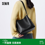 森马（Semir）水桶包潮牌背包立体简约时尚女包单肩包105225153015
