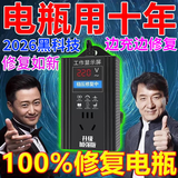 电瓶修复神器二三轮电动车电瓶修复器通用脉冲修复电池自动断电 冬夏分充稳压保护+保养+修复