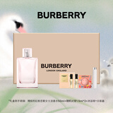 博柏利（BURBERRY）红粉恋歌女士淡香水礼盒(50ml+1.5ml*2+沐浴球)七夕情人节礼物