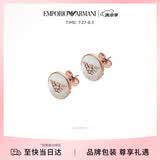 EMPORIO ARMANI阿玛尼女士耳钉贝母轻奢耳饰生日礼物送女友次日达EGS2311221