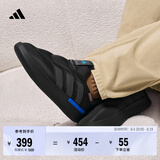 adidas ADIPUFF面包鞋保暖一脚蹬柔软休闲棉鞋男女阿迪达斯轻运动 黑色（推荐选大半码）   44.5