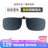 海伦凯勒近视眼镜夹片 偏光镜男女驾驶专用太阳镜夹片 防晒墨镜夹片 HP801