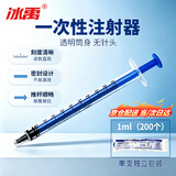 冰禹 BYrl-05 实验室用一次性塑料注射针筒 无针头注射针筒 取样冲洗灌注器 1ml（200个）