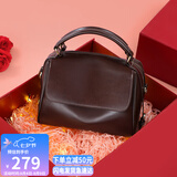 YUYULA牛皮包包女包斜挎托特包大容量品牌单肩生日七夕情人节礼物送女友