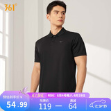 361°短袖男士t恤夏季速干衣polo衫跑步健身运动服半袖652524102D-6