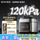 苏泊尔（SUPOR）有钛0涂层新品速嫩蒸鲜呼吸电压力锅5L超高压120kPa 2000W上蒸下煮电饭煲4-6人SY-50FC5051