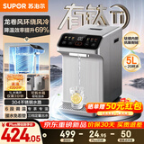 苏泊尔（SUPOR）有钛内胆电热水瓶风冷降温5L水箱可拆2200W速沸烧水壶净饮水机 恒温水壶调奶器SW-50T201Pro