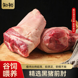 千喜鹤知初黑猪猪前肘 净重1kg 火枪燎毛干净免处理猪脚猪手大肘子
