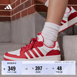 adidas ENTRAP美式校园风运动少年感复古篮球风板鞋男女阿迪达斯   亮白/浅猩红   38