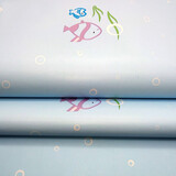 迪茵墙纸自粘壁纸卧室装饰宿舍翻新墙纸贴纸墙面装修防水防潮墙壁贴纸 淡蓝小鱼