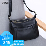 viney包包女包牛皮斜挎包妈妈中老年洋气单肩生日七夕情人节礼物送女友