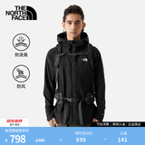北面（The North Face）防风软壳男户外运动舒适防泼溅休闲衬衫外套|89TK 4H0/黑色-24秋冬 M/170
