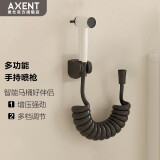恩仕（AXENT）马桶喷枪卫生间伴侣手持增压冲洗厕所喷水枪喷头角阀喷枪套餐 白色喷枪-不含角阀