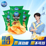 可比克烧烤味薯片55g*6包袋装办公室休闲零食小吃大礼包膨化食品