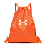 抽绳篮球包双肩收纳训练包足球包男女运动健身瑜伽游泳防水包鞋袋 橙色 小号(能装鞋)