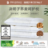 罗莱家纺 枕头颈椎枕 100%棉决明子荞麦花草枕头护颈椎助睡眠 46*72cm