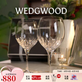 Wedgwood【七夕礼物】王薇薇VeraWang爱之结绳香槟对杯高脚红酒杯 公爵夫人红酒对杯