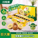 佳沛（zespri）新西兰阳光金奇异果巨大果22粒原箱单果146-175g 猕猴桃水果礼盒