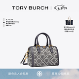 Tory Burch 汤丽柏琦【七夕礼物】T MONOGRAM 迷你提花波士顿酒桶包TB 82939 Tory 海军蓝  405