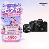 奥林巴斯（OLYMPUS）E-M10 MarkIV 微单相机 时尚复古数码照相机 人像双镜头（14-42mm & 45mm） 黑色