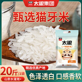 太粮一号猫牙米10kg 长粒籼米 大米20斤 当季新米 京东自营