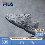 斐乐（FILA）跑步鞋老爹鞋男鞋FILA MARSⅡ火星二代情侣款复古运动鞋休闲鞋 合金灰-AL-F12M131116F 42
