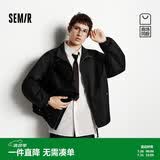 森马（Semir）外套男款宽松立领夹克青年质感秋冬上衣时尚简约109725108114
