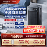 SOLEUSAIR空气净化器s01家用除甲醛大平层净化等离子除菌除tvoc异味除pm2.5雾霾消杀H1N1流感病毒 S01【消毒除醛旗舰款】