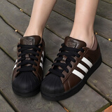 阿迪达斯（adidas）三叶草男鞋女鞋2026夏季新款情侣贝壳头运动时尚潮流休闲板鞋 KI3569/岩层深土地棕 37