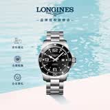 浪琴（LONGINES）瑞士手表 康卡斯潜水系列 男士钢带机械表L38414566