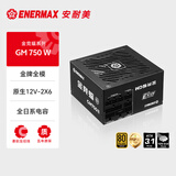 安耐美（Enermax）电源750W 金牌全模 ATX3.1电源 金竞蝠GM750W 全日系电容/FDB风扇/五年保固/支持 5060ti/5070显卡