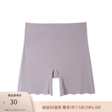 纤莉秀大码女装防走光不卷边安全裤丝滑轻薄无痕裸感打底裤春新款1730 粉色 4XL