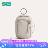 BAGSMART迷你随行仓收纳包可拆卸小巧挂件包可爱随身便捷证件零钱包耳机包 米色