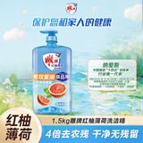 雕牌 1.5kg红柚薄荷洗洁精 火锅烧烤去重油  隔夜凝固油渍