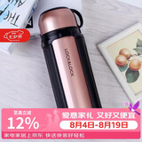 乐扣乐扣（LOCK&LOCK）保温壶304不锈钢大容量便携式家用保温保冷水壶户外露营旅行壶1.5L金色