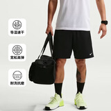 耐克NIKE男子运动裤9英寸及膝无内衬 夏季透气速干短裤IF2183-010黑L