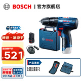 博世（BOSCH） 12V锂电冲击钻工具箱套装充电式手电钻电动螺丝刀电转GSB120LI 单电版+钻头批头套装