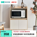 林氏家居餐边柜北欧橱柜子客厅茶水柜家用多功能收纳储物碗柜 高脚款|T1餐边柜0.6米