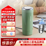 摩飞电器（Morphyrichards）便携式电热水杯 电热水壶 家用旅行0.3L便携保温杯烧水壶保温一体全自动最新款京东自营MR6060绿