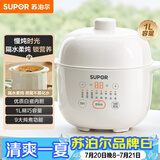 苏泊尔（SUPOR） 电炖锅 电炖盅 燕窝炖 宝宝辅食 婴儿煮粥锅1L精巧容量 bb煲 迷你煮粥煲汤锅隔水炖DZ10YC882