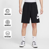 耐克（NIKE）男运动短裤7英寸 夏季 针织毛圈  宽松百搭 五分裤FQ4951-010黑 L