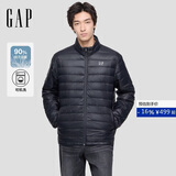 盖璞（GAP）男装秋冬时尚logo轻薄立领羽绒服简约休闲保暖外套657225