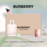 博柏利（BURBERRY）红粉恋歌女士淡香水蜜意礼盒(50ml+5ml+香薰蜡烛)七夕情人节礼物