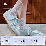 adidas「冰淇淋T头鞋」VS JOG 2.0薄底运动鞋男女阿迪达斯轻运动 浅天蓝/金属银/亮白 (推荐女生选小半码)   36