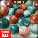 南京雨花石原石天然清仓鹅卵石石头花盆鱼缸装饰彩石头彩色小石子 2-3厘米缠丝（1斤30颗左右）