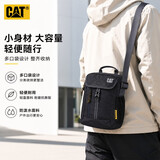卡特（CAT）斜挎包轻单肩包户外包11英寸iPad平板邮差包男女礼物黑83367